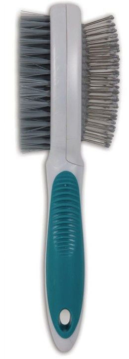 JW Pet Furbuster 2In1 Pin and Bristle Brush for Dogs [Dog, Brushes