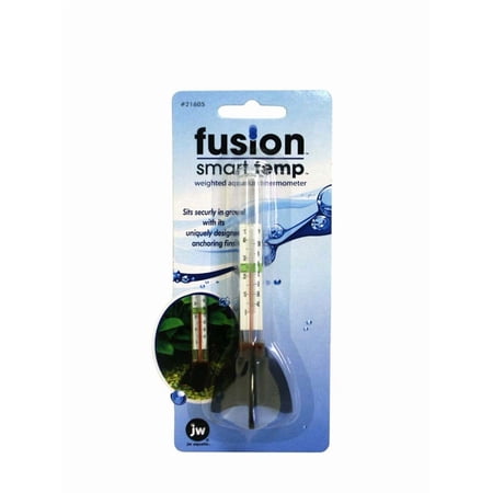 JW Pet Fusion Smart Temp Standing Weighted Fins Style Aquarium Thermometer