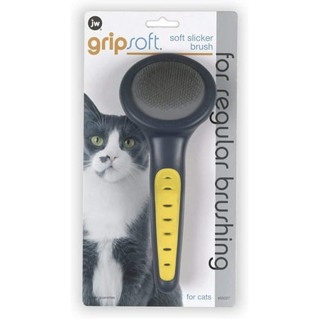 JW GripSoft Cat Slicker Brush