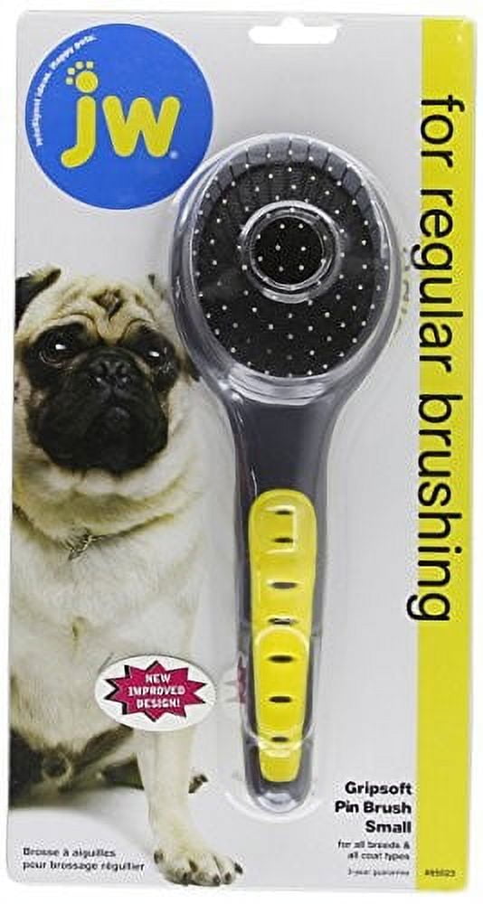JW Pet Gripsoft Pin Brush Small 1 Brush
