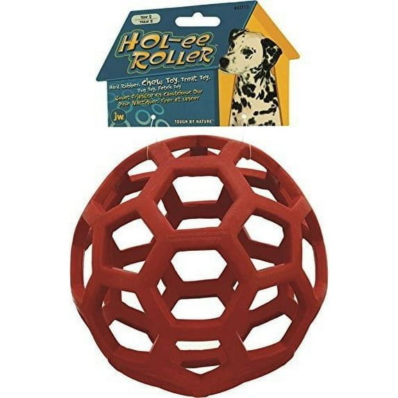 JW Pet Tough By Nature Hol-ee Roller, Size 8, Assorted
