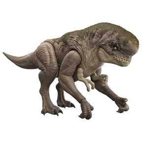 Jurassic World Distortus Rex Dinosaur Action Figure, 16 Inch Villain Dino with Chomping Action