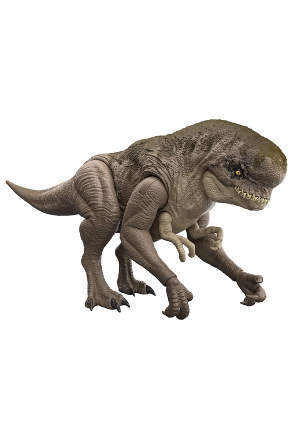 Distortus Rex Dinosaur Action Figure, 16 Inch Villain Dino with Chomping Action