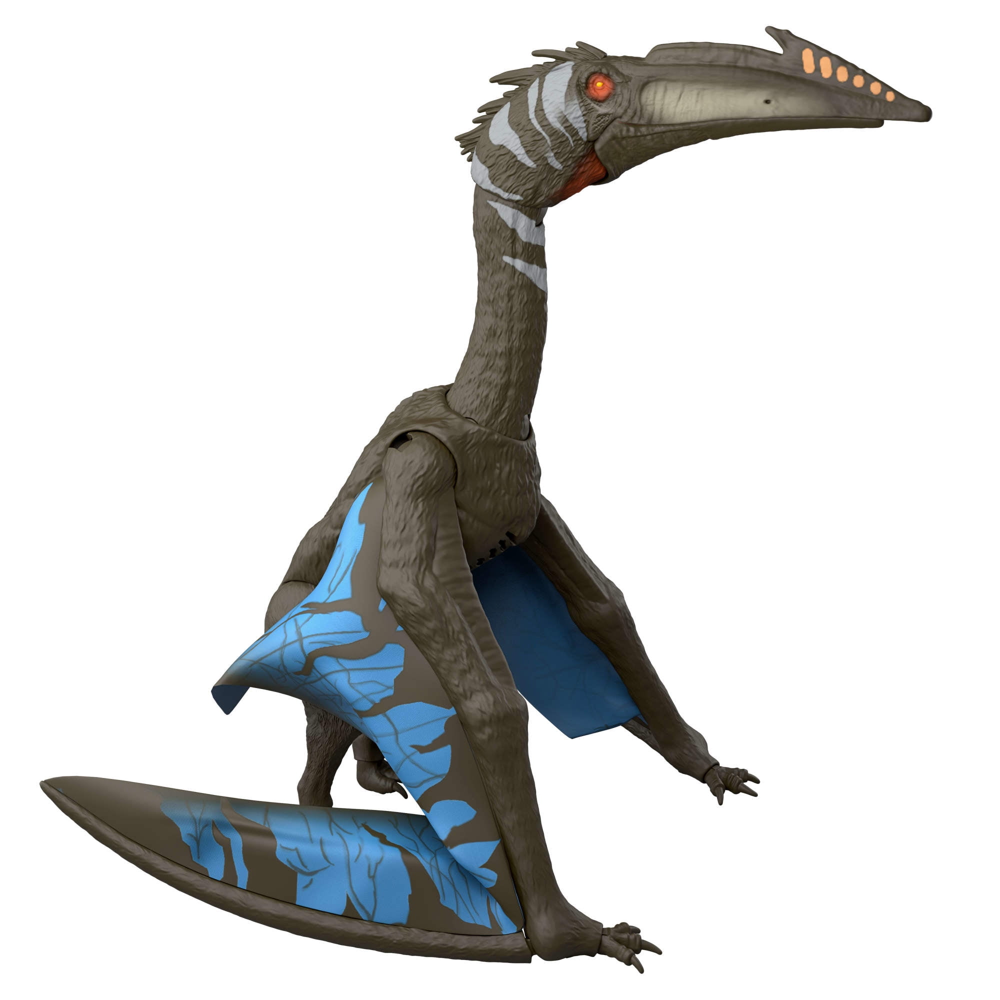 Jurassic World Rebirth Quetzalcoatlus Action Figure, Winged Dinosaur Toy with Sound, Aerial Ambush
