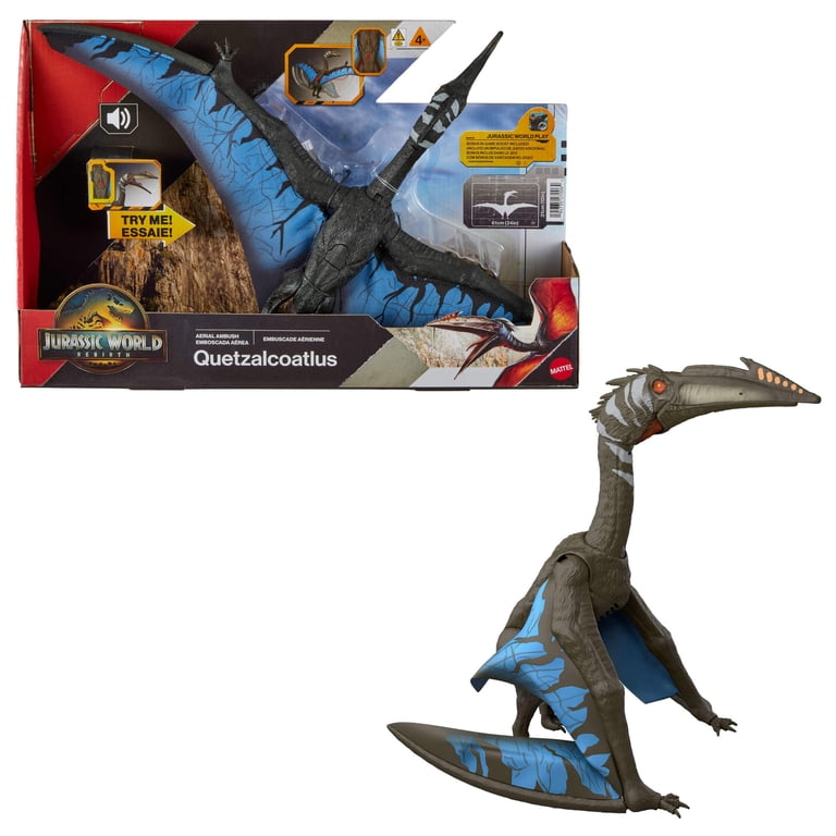 ケツァルコワトルス Jurassic World Rebirth Quetzalcoatlus Action Figure, Winged
