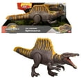 thumbnail interactive-video image 1 of Jurassic World Rebirth Tail Thrasher Spinosaurus Action Figure, Dinosaur Toy with 2 Attack Moves, 1 of 12