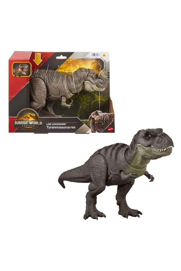 Rebirth Tyrannosaurus Rex Action Figure, Dinosaur Toy, T-Rex Chomp Attack
