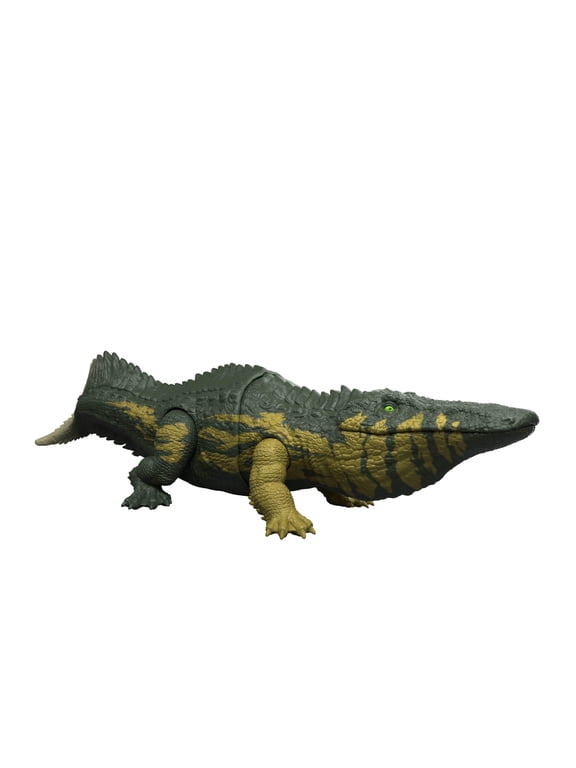 Wild Roar Stomatosuchus Dinosaur Action Figure Toy, Sounds & Attack & Lights
