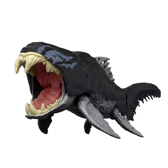 Jurassic World Strike Attack Dunkleosteus Dinosaur Figure, Chomp Action, Posable & Digital Play