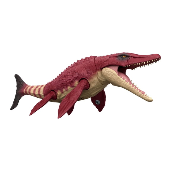 Jurassic World Ultimate Damage Tylosaurus Dinosaur Figure, Lights & Sounds, Neck Thrash & Chomp