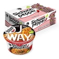thumbnail image 1 of JWAY Sichuan Pepper Stir Fry Noodles, Deep-fried Instant Ramen with Chili Oil, Spicy Dry Tossed Noodles, Real Vegetable Pack, Rich Chili Flavor, Quick & Easy Ready Meal, 3.20 oz (Pack of 12), 1 of 9