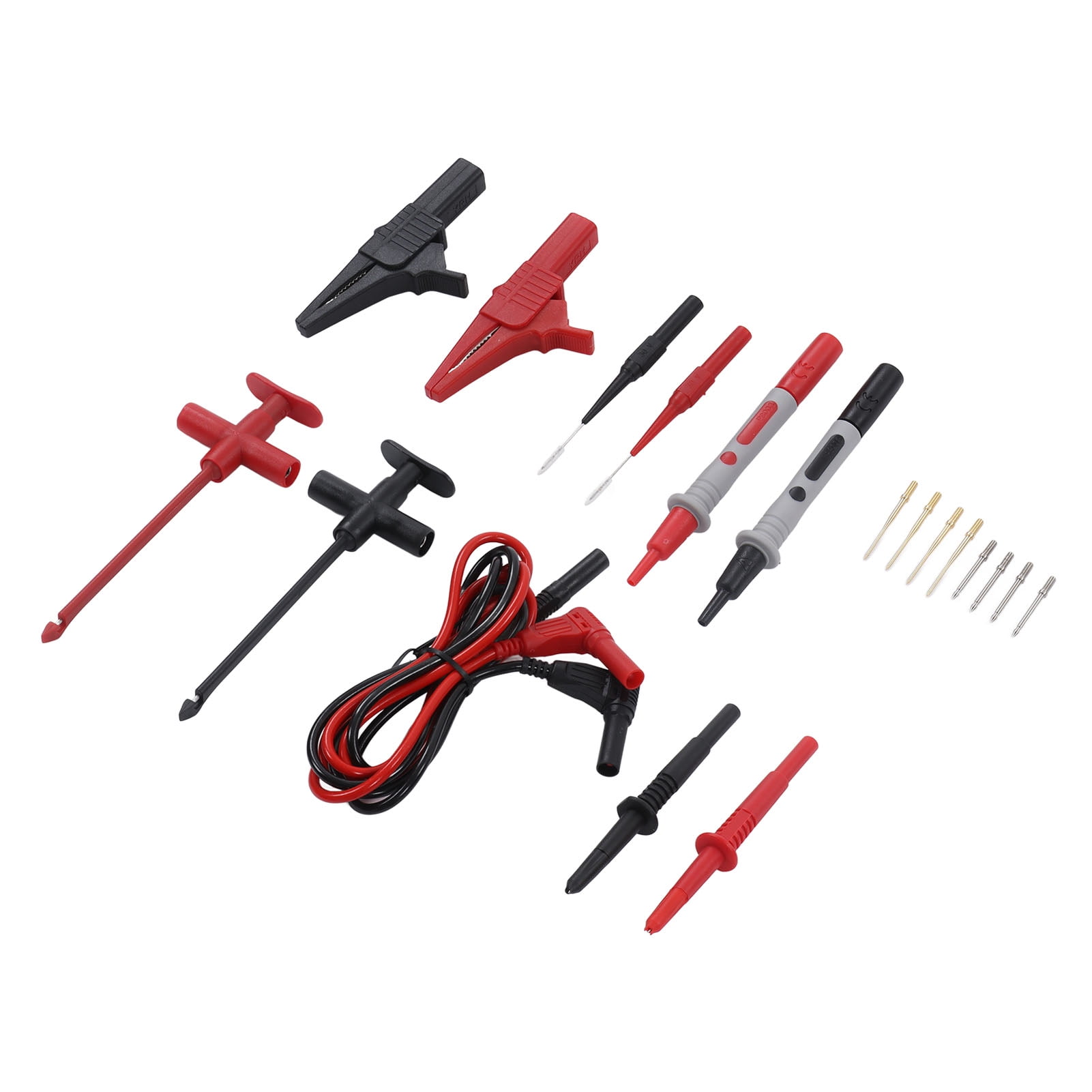 JWBMultimeter Test Leads Kit Crocodiles Clip Banana Plug Testing Cable