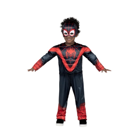 Marvel's Miles Morales Halloween Costume for Toddler, Size 2T, by Jazwares