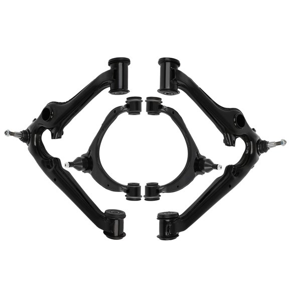 JWCARO 4PCS Front Suspension Kit K623125 Front Upper Driver Side Control Arm and Ball Joint Assembly K623126 Front Upper Passenger Side Control Arm and Ball Joint Assembly K623298 K623299