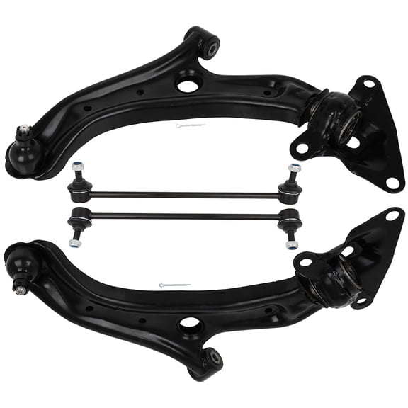 JWCARO 4PCS Suspension Kit (1) k621552 Front Lower Control Arm w/ Ball Joint - Driver Side;(1) k621553 Front Lower Control Arm w/ Ball Joint - Passenger Side;(2) K750381 Front Sway Bar End Link