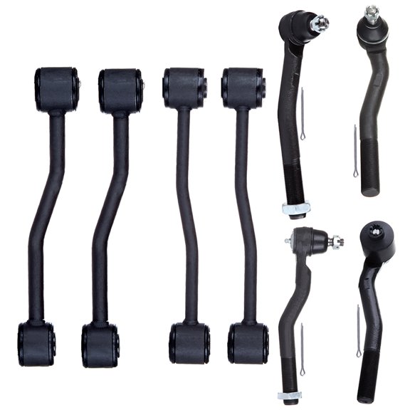 JWCARO 8PCS Front Rear Suspension Kit Fits 1999-2004 for Jeep Grand Cherokee ES3472,ES3473,ES3474,ES3475,K3201,K3202