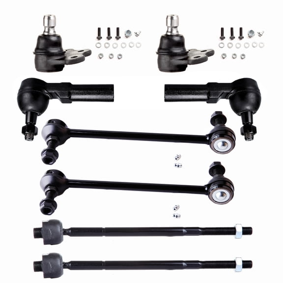 JWCARO 8PCS Front Suspension Kit Fits 2001-2003 for Saturn LW300,2001-2003 for Saturn LW200 ES800073,EV260,K5345,K6713