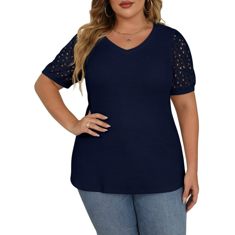 https://i5.walmartimages.com/seo/JWD-Plus-Size-Tops-For-Women-Summer-Blouse-Waffle-Knit-Short-Lace-Sleeve-Shirts-Plus-Size-Womens-Clothes_7ea0bf8b-474a-48cb-9f87-ecda0200bffc.159b056f3991d80c6c828445f5b9b570.jpeg?odnHeight=768&odnWidth=768&odnBg=FFFFFF