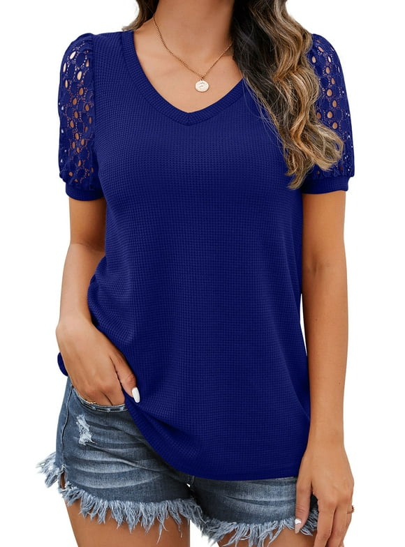 Royal Blue Women's Shirts