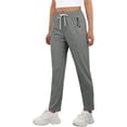thumbnail image 1 of JWD Women's Quick Dry Stretch Athletic Pants Breathable Comfy Hiking Pants with Zipper Pockets Light Gray S, 1 of 6