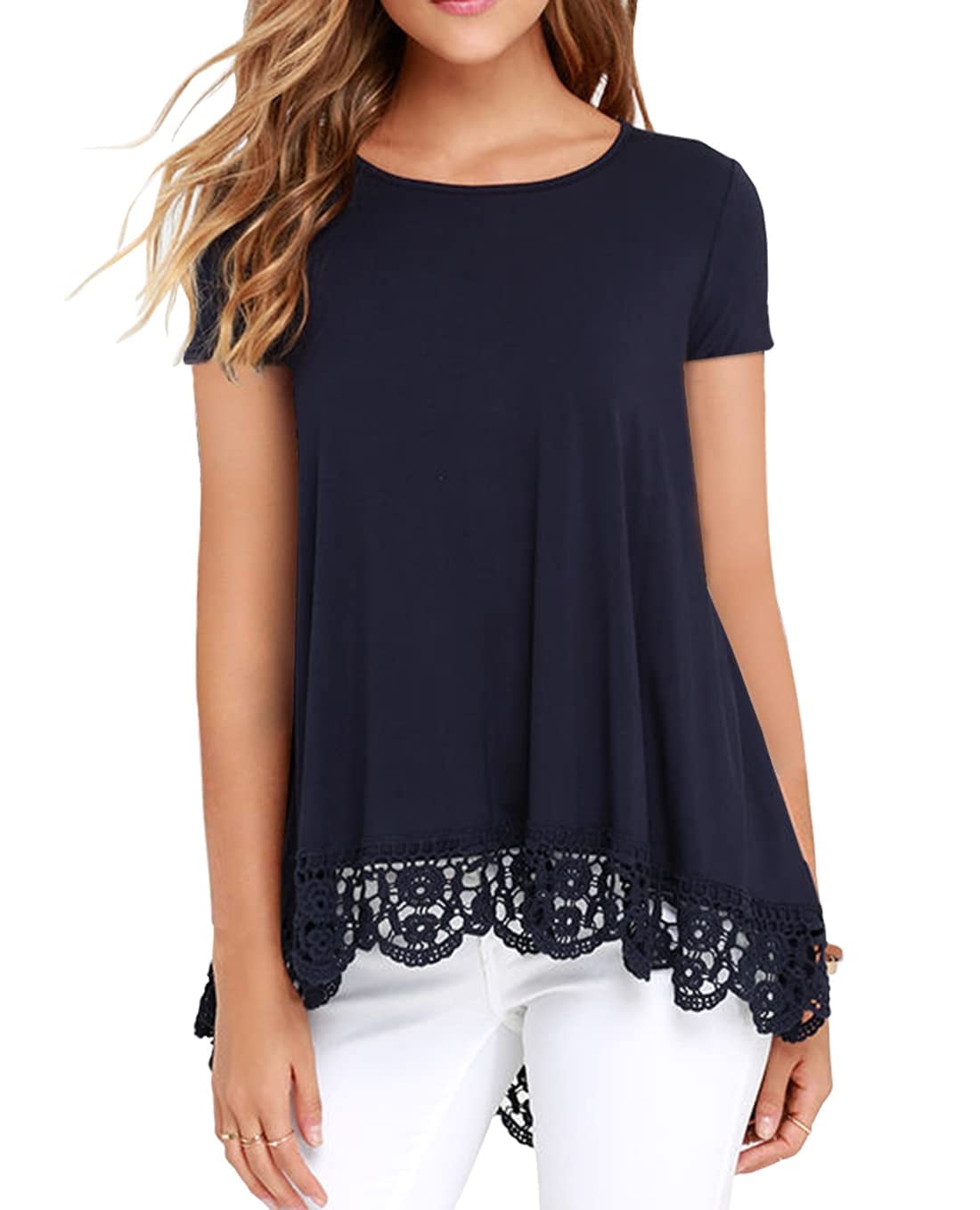 トップス blouses 3 shirring navy MARLMARL blouses 3 shirring navy – MARLMARL