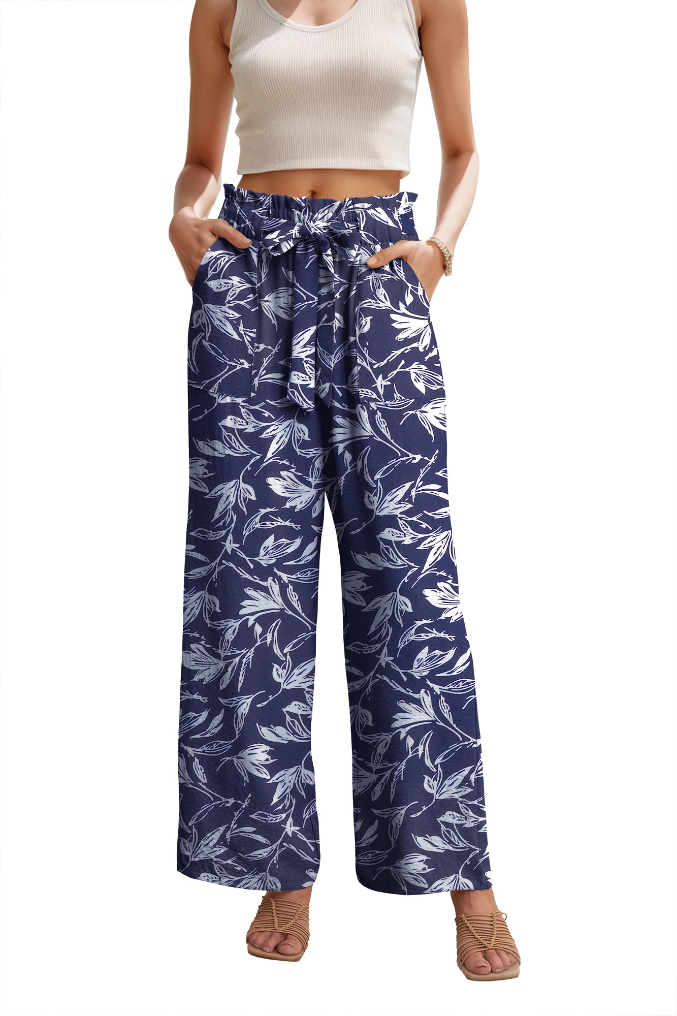 JWD Womens Wide Leg Pants With Pockets High Waist India Ubuy