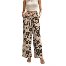Casual High Waist Striped Lace Up Slim Pants Casual High Waist Striped Lace Up Slim Pants
