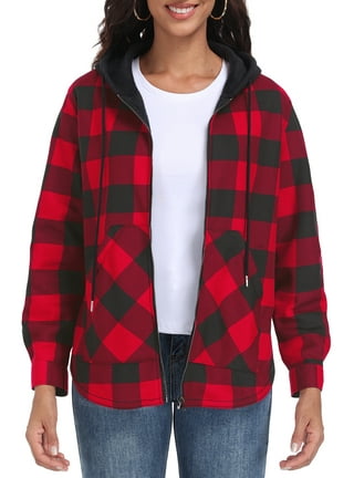 Buffalo Plaid Jacket Womens