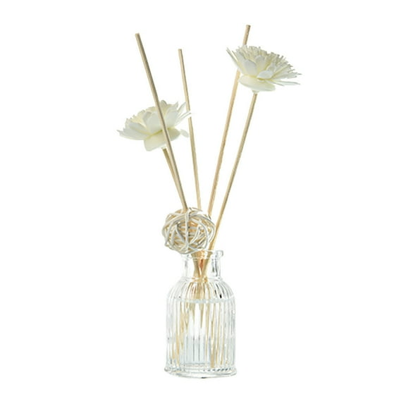 JWDX Aromatherapy Stick Clearance Reed Oil Diffusers with Natural Sticks, Glass Bottle and Scented Oil 50Ml