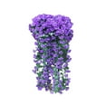 thumbnail image 1 of JWDX Artificial Flowers Clearance Basket Violet Orchid Flowers Silk Hanging Wisteria Hanging Vine Flower Flowers Garland Wall Artificial Artificial Flowers Blue, 1 of 9