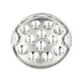 thumbnail image 1 of JWDX Baking Trays and Trays Clearance, Stainless Escargot Plates with 12 Compartment Holes Escargot Baking Dish Seafood Plate Dishes for Home Restaurant Hotel Kitchen, 1 of 9