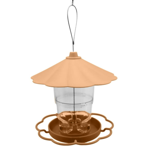 JWDX BigBird Outdoor Hanging Wild Bird Feeder, Plastic, Brown