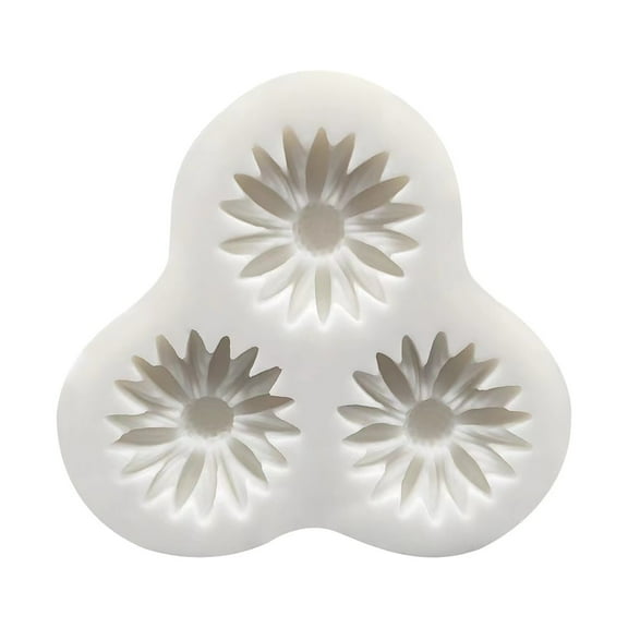 JWDX Biscuit Moulds Clearance! Silicone Flower Mold for Polymer Clay Earrings Tiny Daisy Diy Earrings Silicone Mould Flexible Resin Fondant Mold Clay Jewelry Mold, Include 1X Silicone Mold