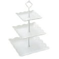 JWDX Cake Stand Clearance! 3 Tier Cupcake Stand Plastic Tiered Serving