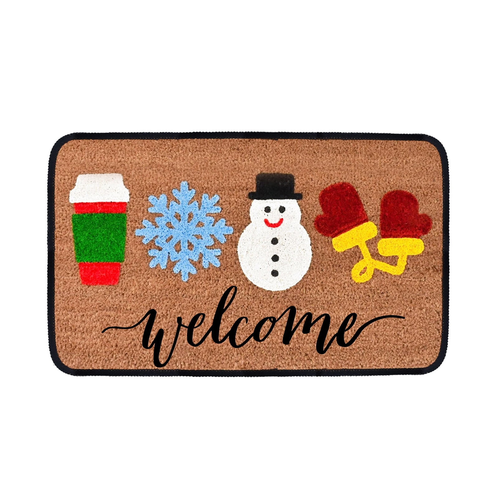 JWDX Carpet Clearance Christmas Doormats Blanket Home Front