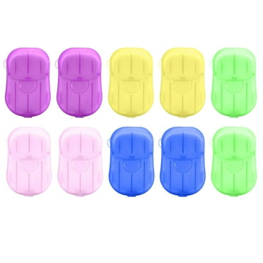 JWDX Cleaning Supplies Clearance! Set Washing Travel Hand 200 Disposable Carry 10 Soap Sheet Toilet Paper Cleaning Supplies, include 10 Boxes Of Soap Flakes