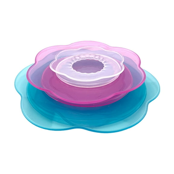JWDX Closure Bags and Lids and Boxes Clearance, Multifunctional Petal Silicone Fresh Keeping Cover Silicone Elastic Stretch Cover Silicone Bowl Reusable Food Storage for Various Food Containers