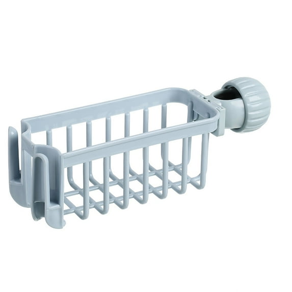 JWDX Drain Rack Clearance! Sink Sponge Rack Stand Kitchen Faucet Storage Rack Sponge and Towel Rack Drain Basket Home Kitchen Cleaning Tools, Include 1X Drain Storage Basket