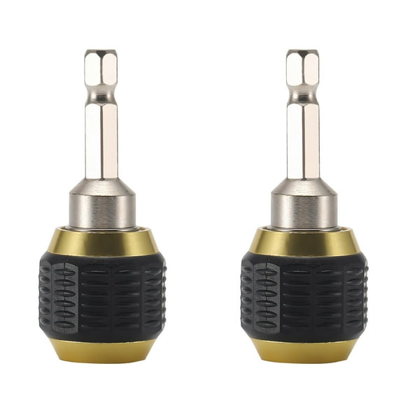 JWDX Electrical Tools Clearance! 2Pcs Quick Connect Drill Chuck Tools, Drill 1/4 Coupling Shank Quick Drill Chuck Holder Drill Bit 60Mm Bit Tool Hex Tools and Home Improvement