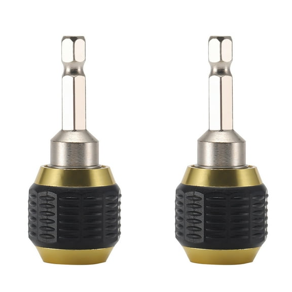 JWDX Electrical Tools Clearance! 2Pcs Quick Connect Drill Chuck Tools, Drill 1/4 Coupling Shank Quick Drill Chuck Holder Drill Bit 60Mm Bit Tool Hex Tools and Home Improvement