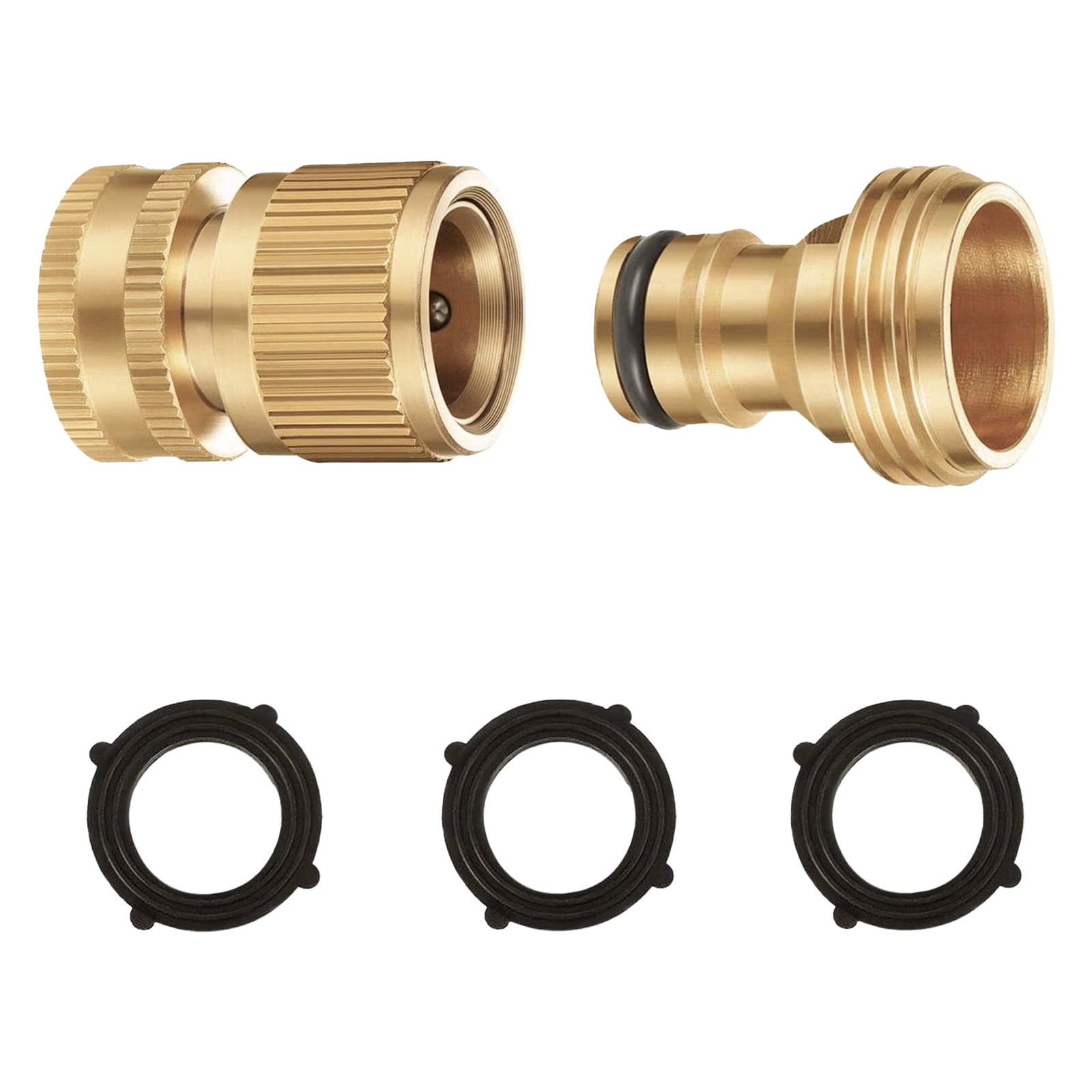 JWDX Faucets Clearance! Garden Hose Copper Threaded Quick Connector