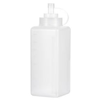 JWDX Food Storage Clearance, 800Ml Plastic Squirt Condiment Bottles with Cap Lids Bottles for Ketchup and Olive Oil Etc