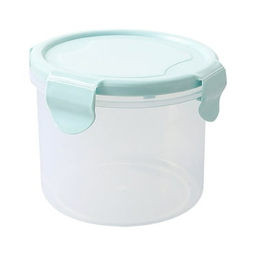 JWDX Food Storage Clearance! Kitchen Storage Box Sealed Food Preservation Plastic Preservation Container Storage Tank Grains Sealed Can, Storage Rack Promotion Include 1X Sealed Jar