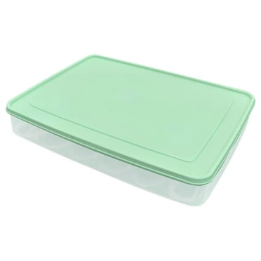 JWDX Food Storage Clearance! Portable Plastic Container Rack Foldable Refrigerator Fresh-Keeping Storage Box, Storage Rack Promotion Include 1 Egg Box