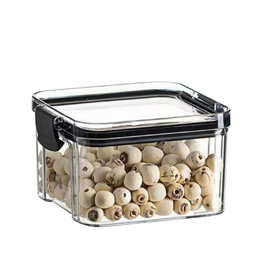 JWDX Fresh-Keeping Box Clearance, Airtight Food Storage Containers with Lids Kitchen Pantry Organization and Storage Plastic Scale Food Canisters for Cereal Flour Sugar Dry Food