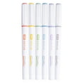 thumbnail image 1 of JWDX Highlighters Clearance, Marker Pen, Stationery, Painting Brush, 6 Pack Pastel Highlighters Set Chisel Tip Highlighters Assorted Colors No Bleedbible Study Journaling Quickdry Ideal, 1 of 8