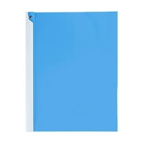 JWDX Hot Clearance! 1 Pack A4 Clear Front Report Covers Plastic Presentation Folders Resume Portfolio Folder Paper Swivel Sliding Bar File Folder for Presentation Document, Folder*1 Blue