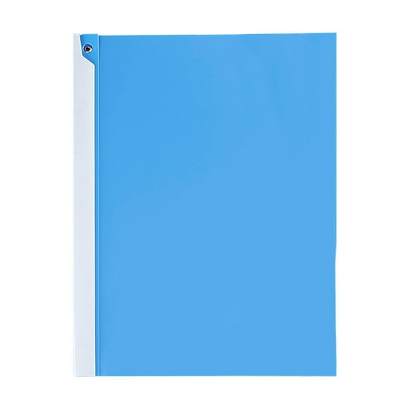 JWDX Hot Clearance! 1 Pack A4 Clear Front Report Covers Plastic Presentation Folders Resume Portfolio Folder Paper Swivel Sliding Bar File Folder for Presentation Document, Folder*1 Blue