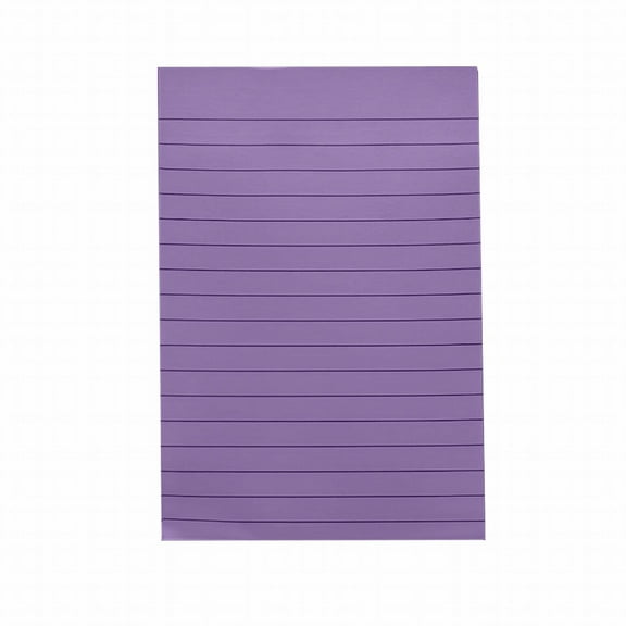 JWDX Hot Clearance! 1 Pads Lined Sticky Notes 4x6 Sticky Notes with Lines Self Stick Note Pads 8 Bright Multi Colors 50 Sheet/Pad, Note x1 Dark Purple