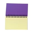 thumbnail image 1 of JWDX Hot Clearance! 50 Pieces Multicolor Index Cards 3x5 Inches Ruled Index Cards Sprial Note Taking Paper in Multiple Colors for Schǒ-ǒl Learning Memory Recipe Memo, Notebook*1 Five-Color Assembling, 1 of 9